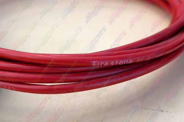Red air hose for airbag suspension kits